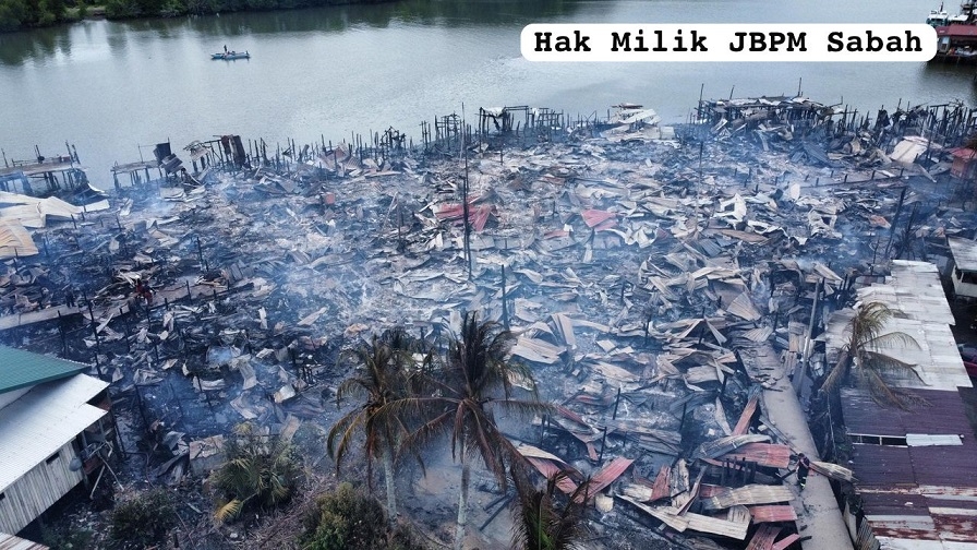 Two injured, 21 houses destroyed in fire at Sandakan water village