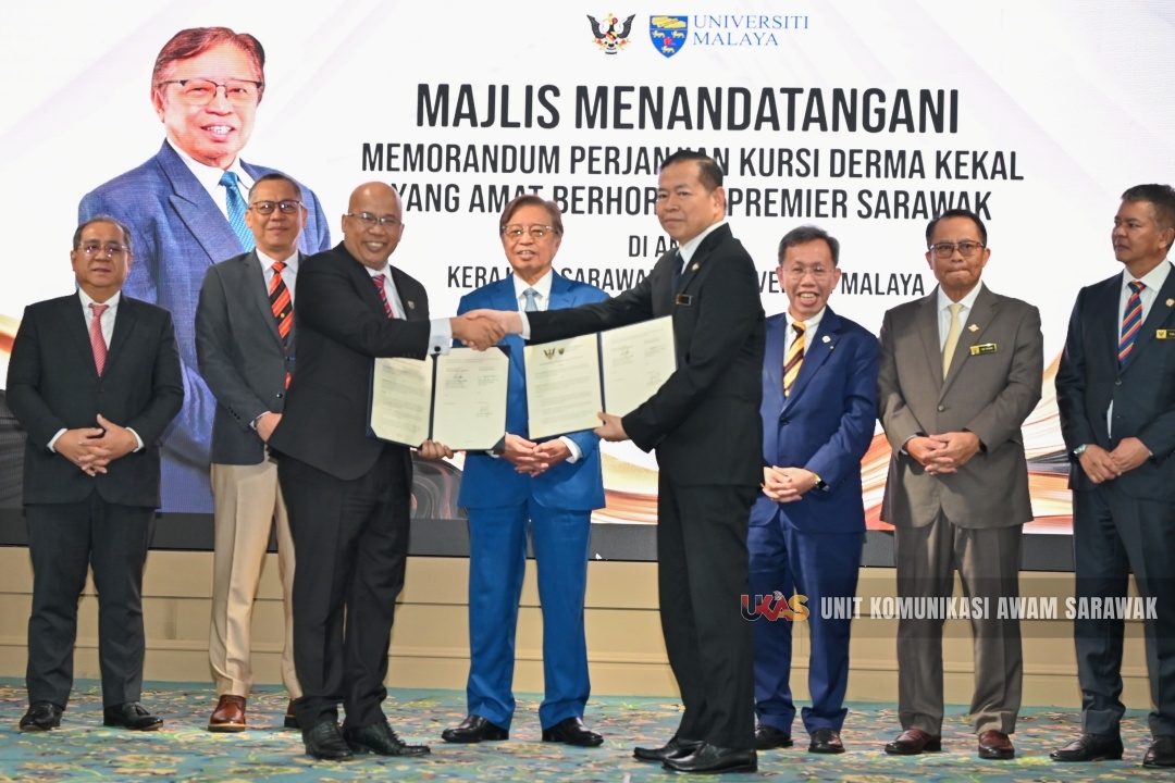 State govt, UM formalise establishment of Endowed Chair of the Premier of Sarawak
