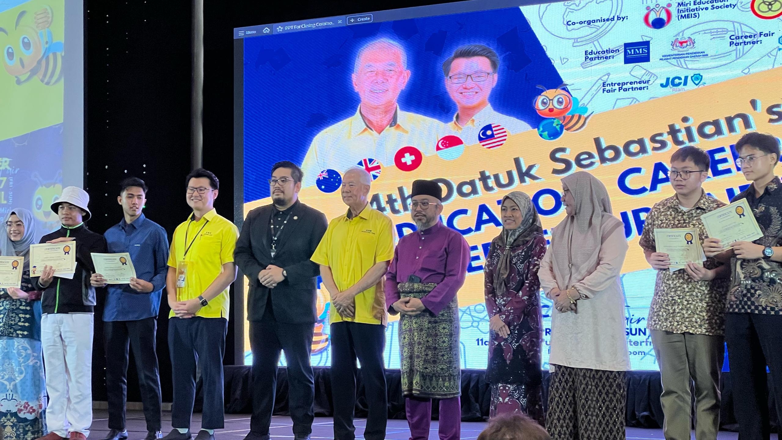 SOCOE awards scholarships to five top students in Miri