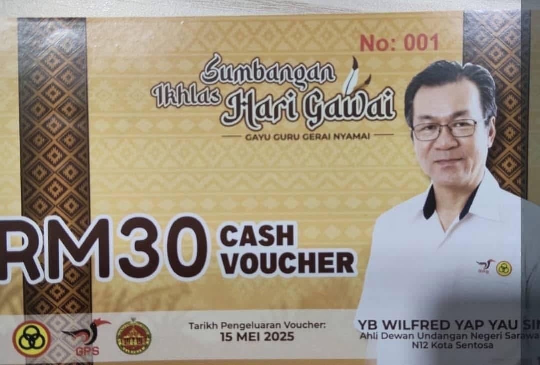 RM30 Gawai Dayak cash vouchers gesture of goodwill, says Yap