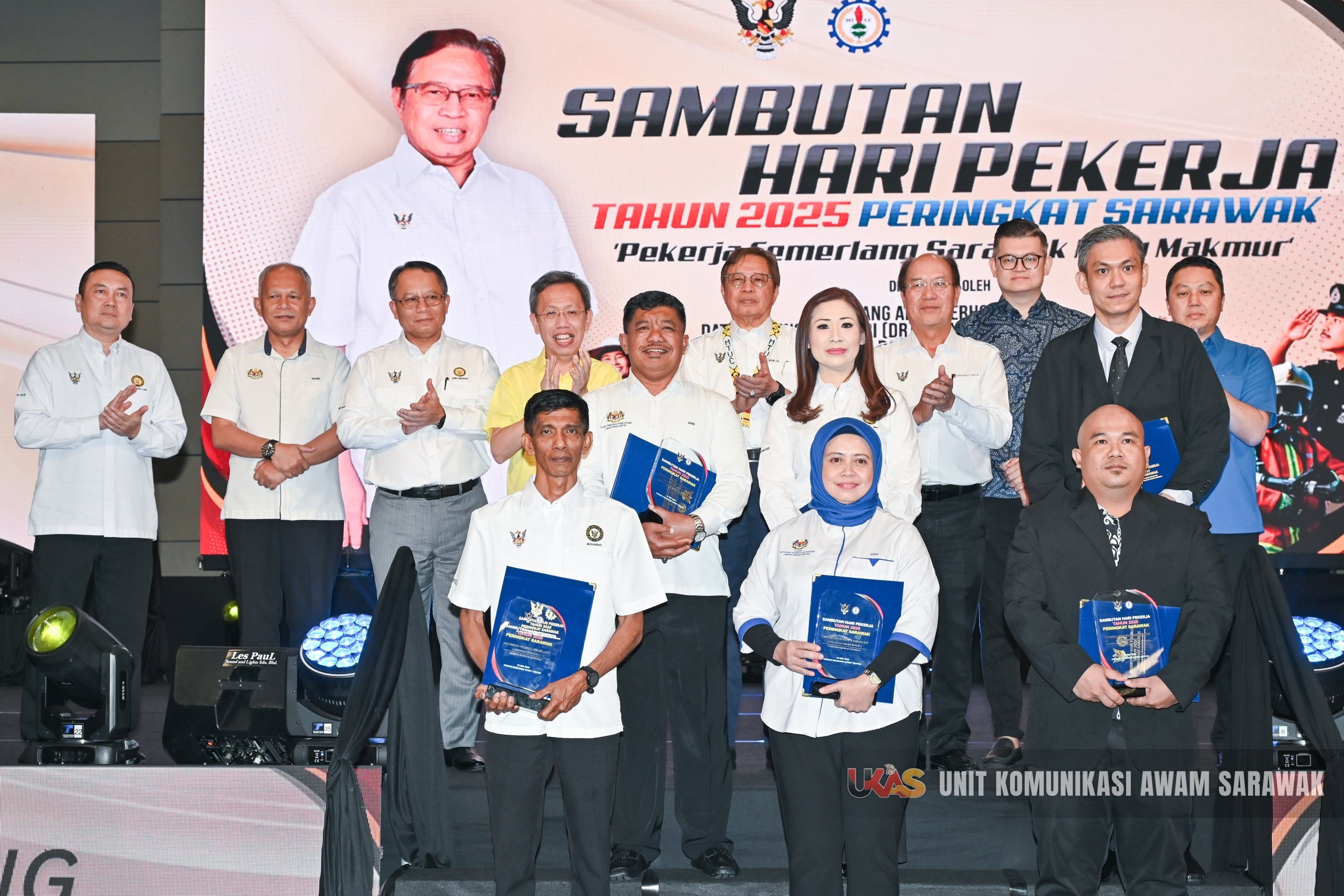 Six honoured with Sarawak Outstanding Worker Award
