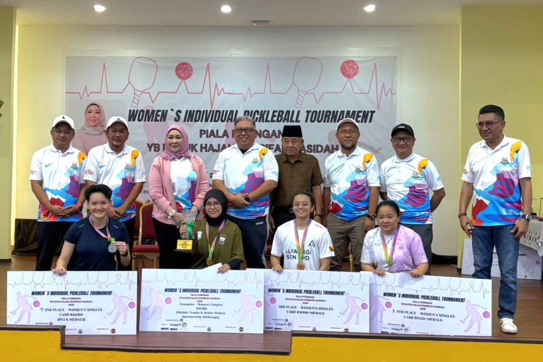 Nur Dayana clinches title at inaugural Datuk Hajah Sharifah Hasidah Cup pickleball c'ship