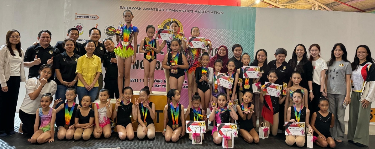 Over 50 gymnasts vie for Sarawak Amateur Gymnastics Association upgrading honours