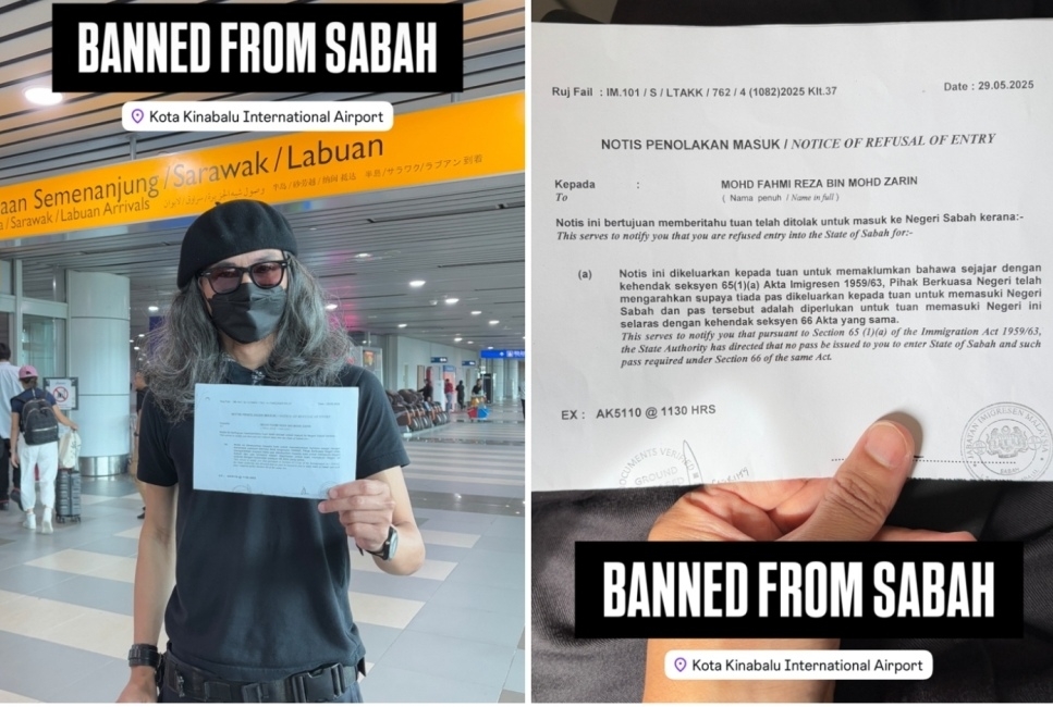 Activist Fahmi Reza claims banned from entering Sabah