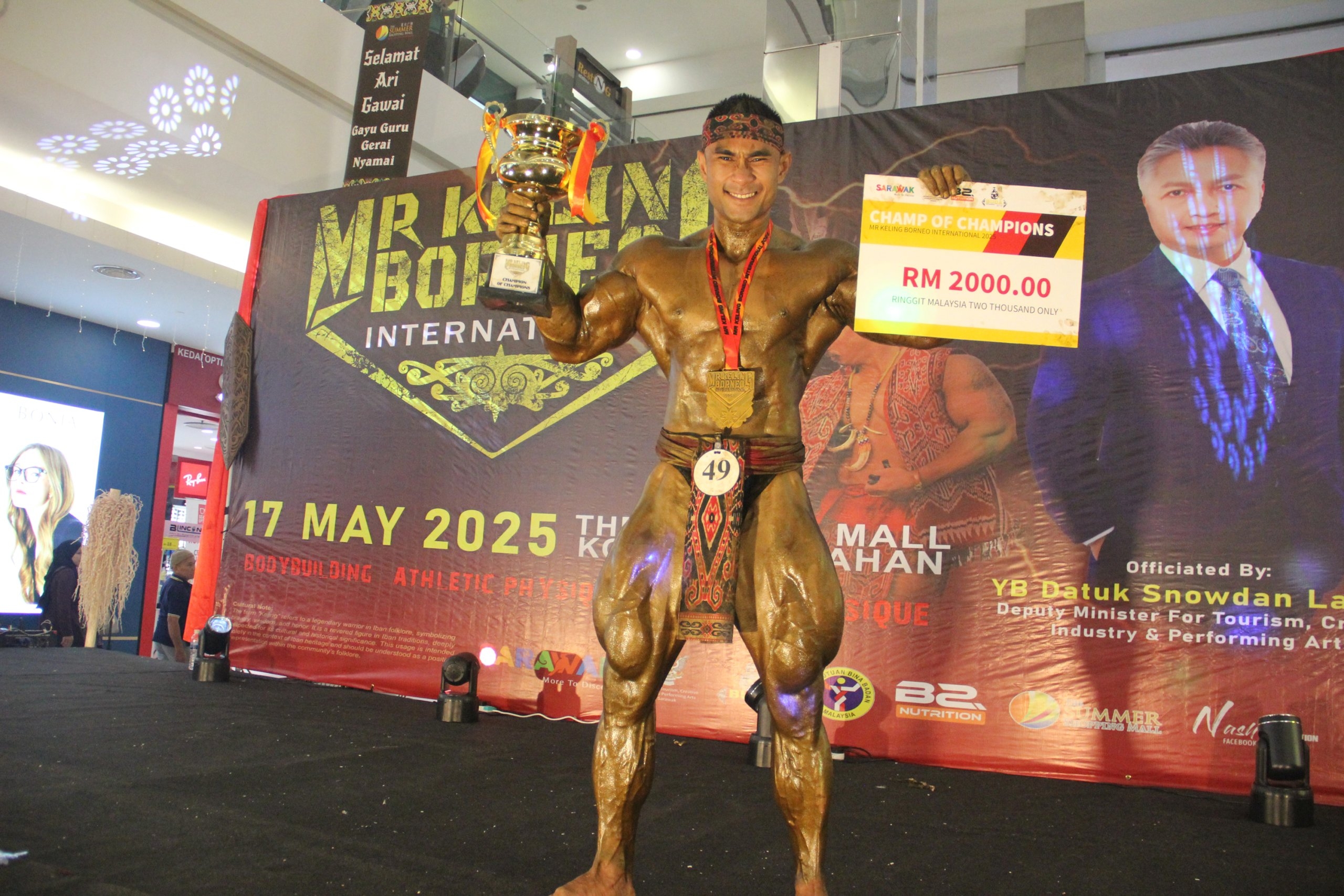Army man clinches Mr Keling Borneo's inaugural championship's title