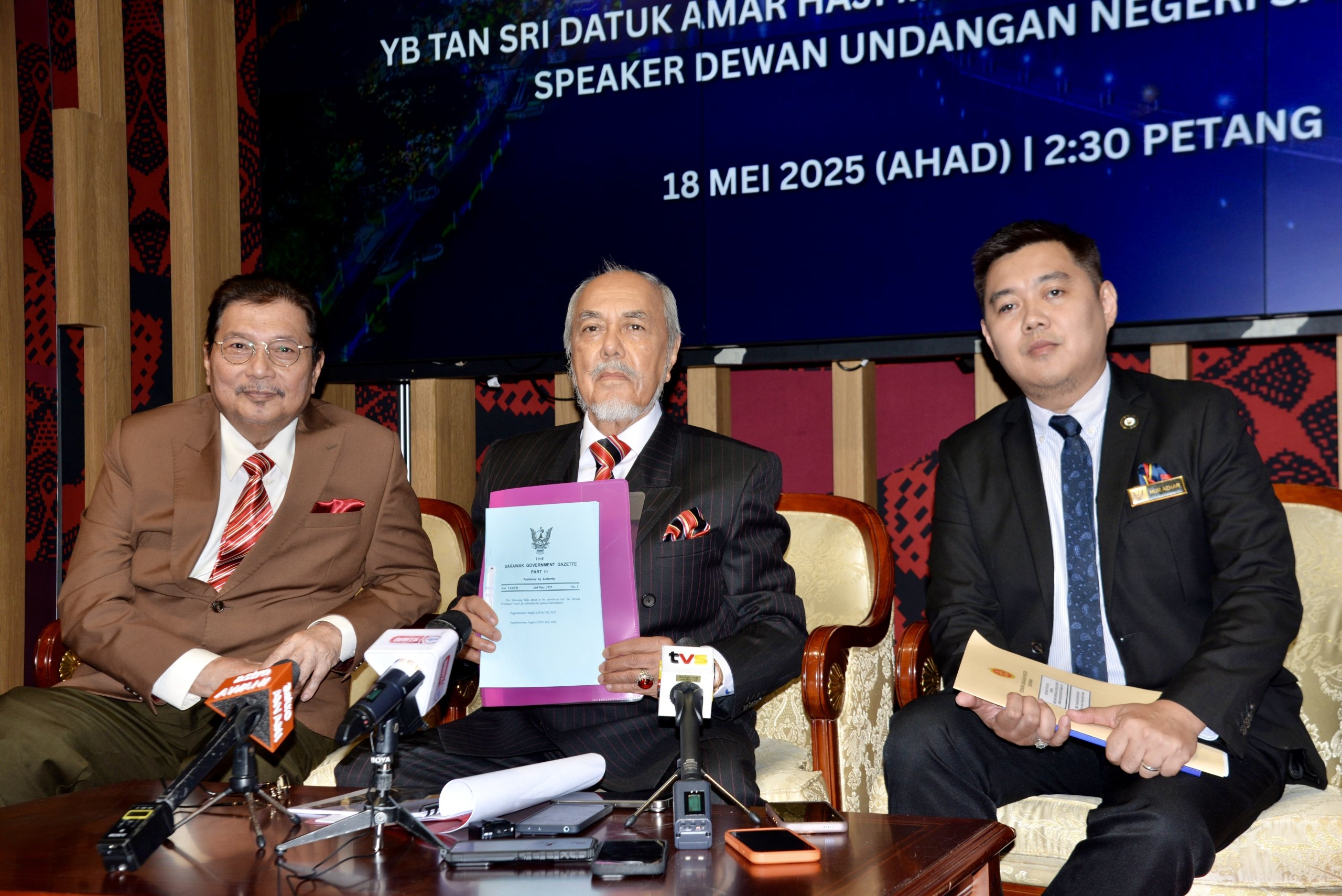 DUN Speaker: Six Bills to be tabled at DUN sitting from May 19 to 28