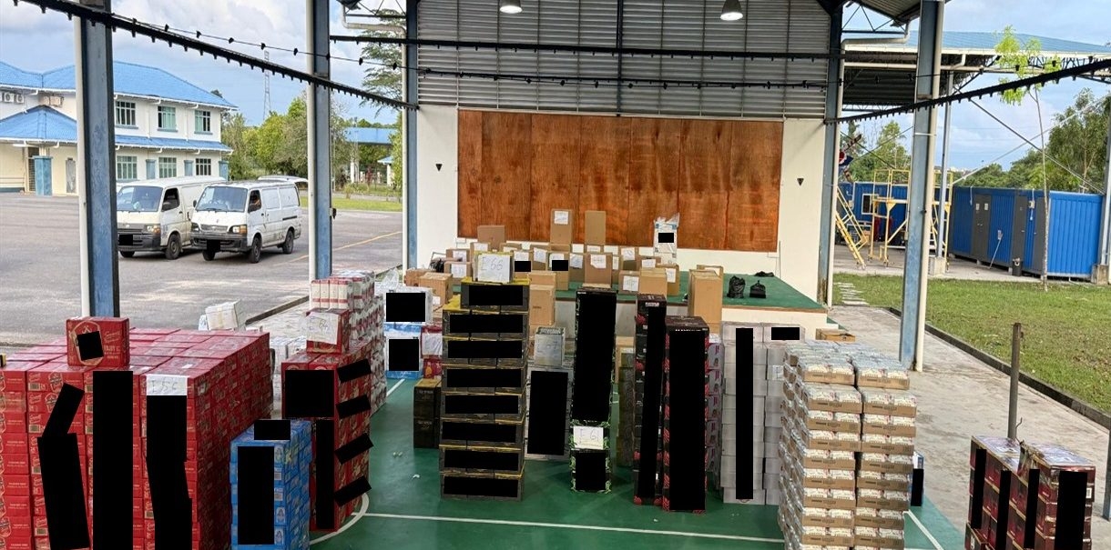 GOF raids net seizures totalling RM6.33 mln including contraband alcohol, ciggies in Kuching, Serian