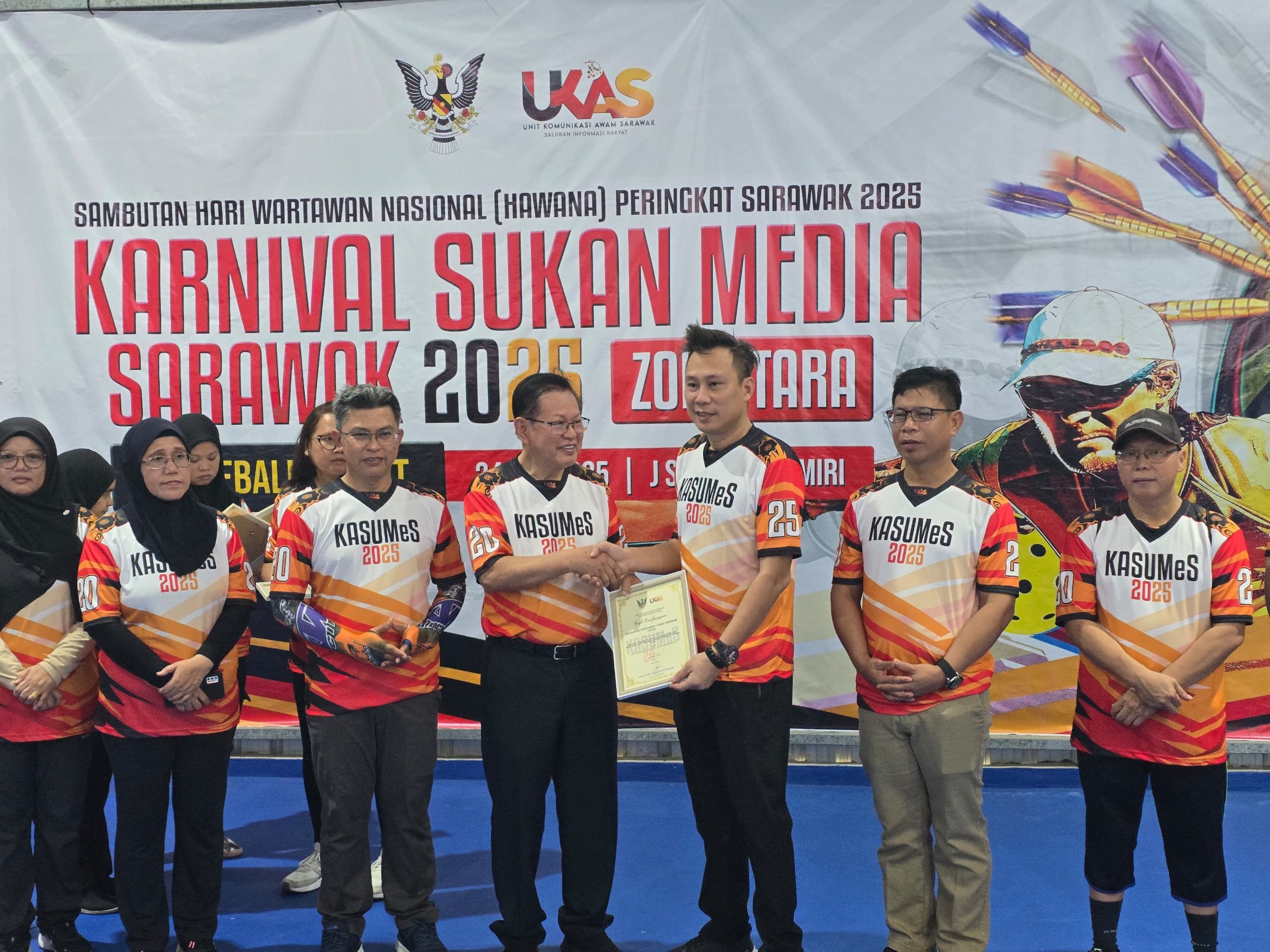 Miri hosts KASUMeS 2025, uniting media through sports and solidarity