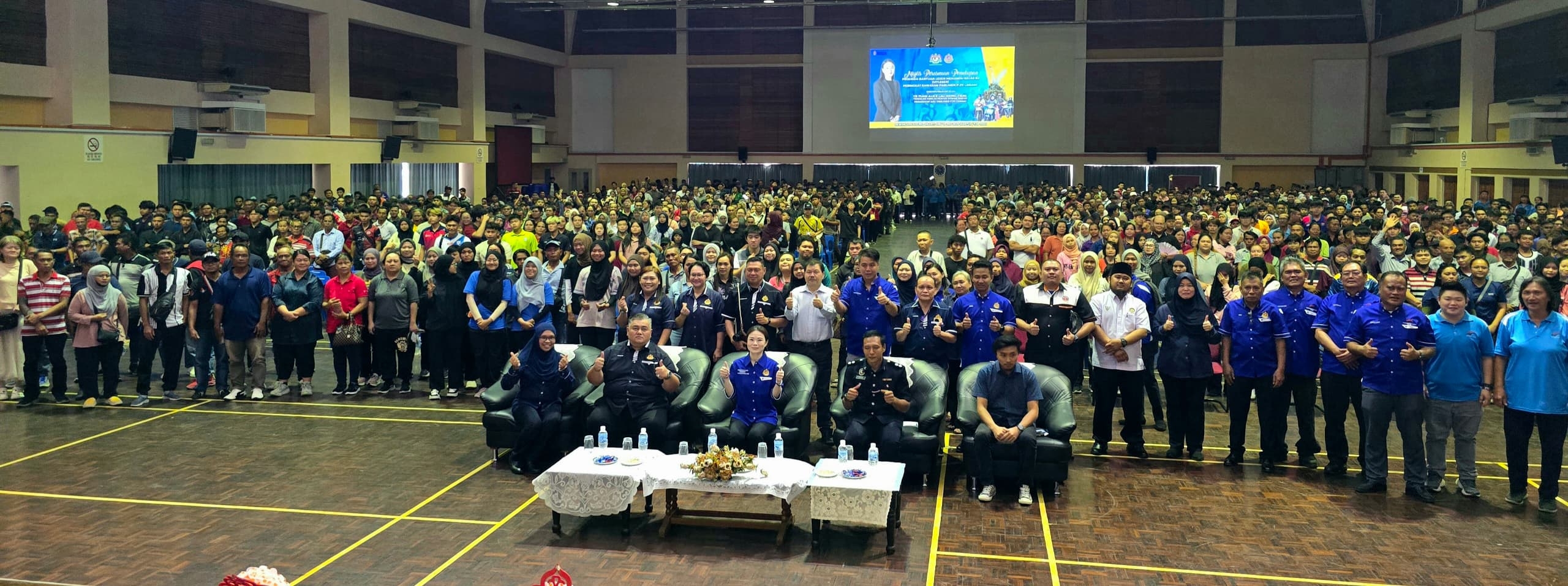 1,650 Lanang constituents receive motorcycle licences through BLM programme
