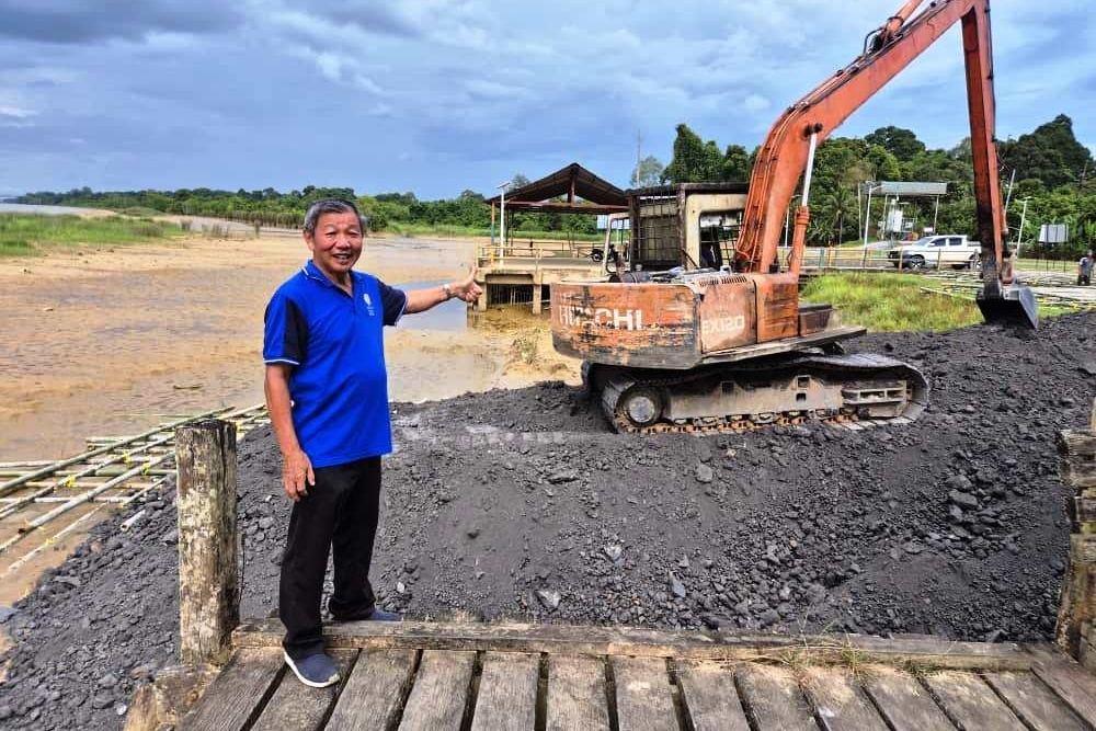 Durin riverbank reclamation completed, beautification works to follow