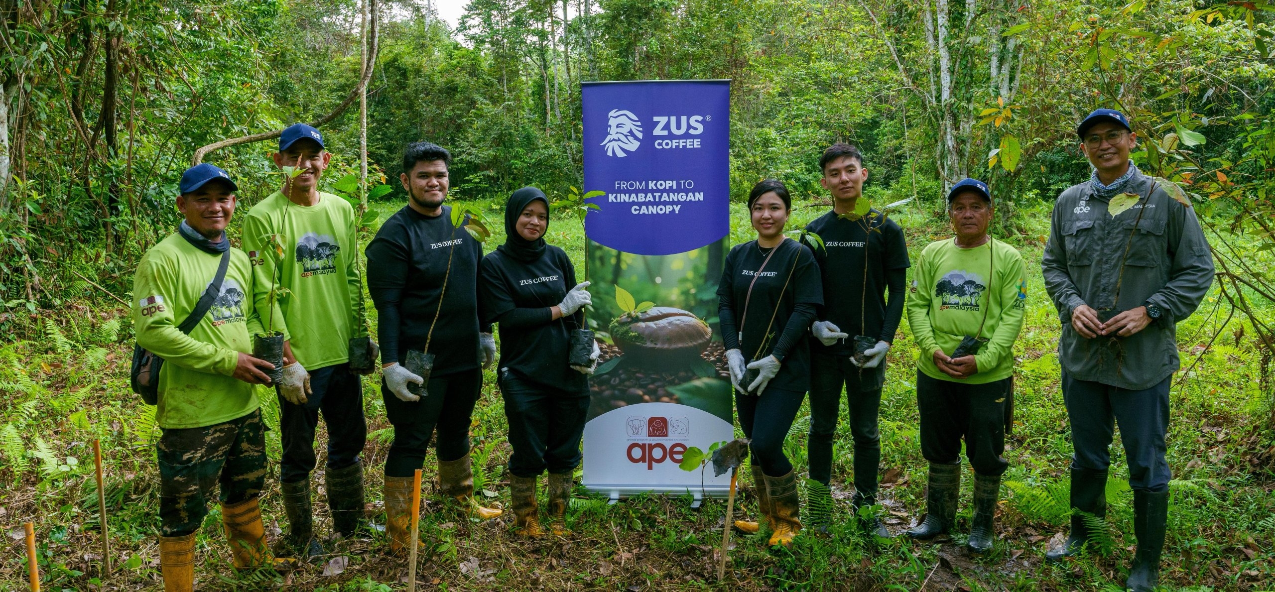 Partnership to reforest Kinabatangan with 5,000 native trees