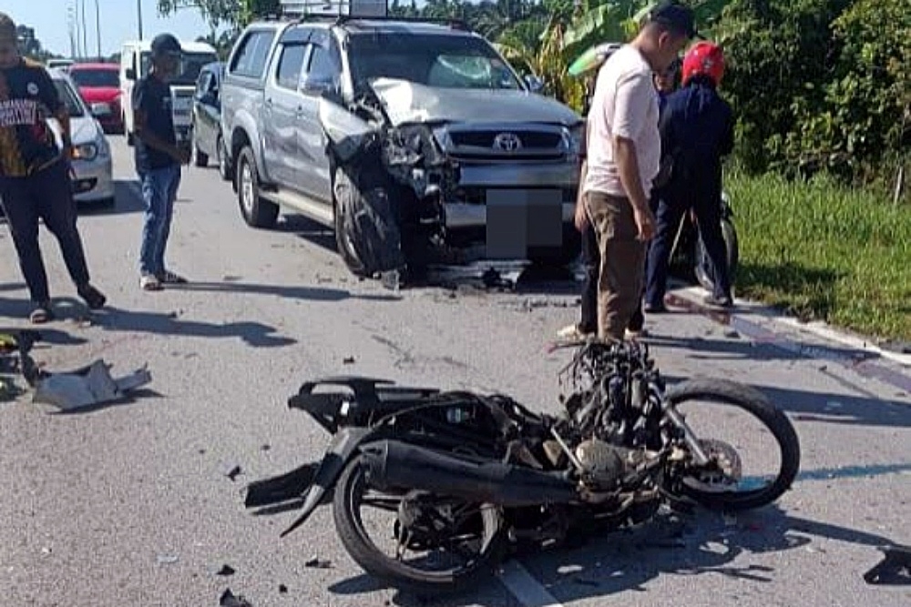 Motorcyclist killed in collision with 4WD in Asajaya