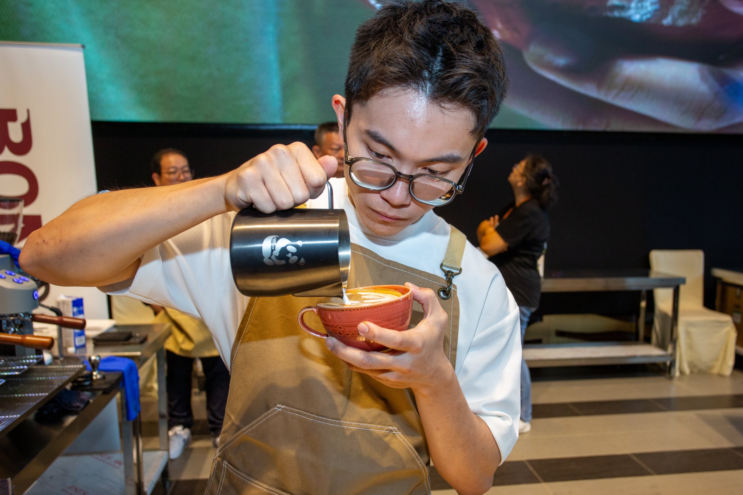 Baristas showcase talent, creativity at Borneo latte art challenge