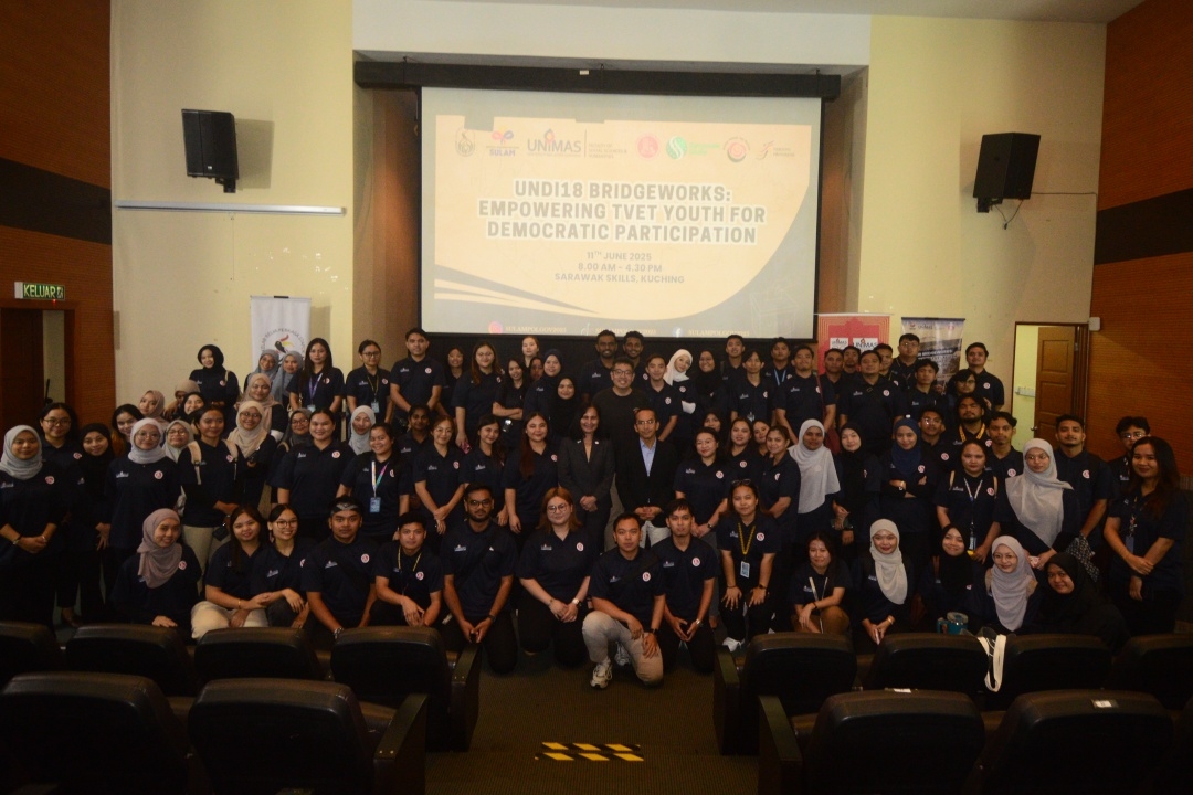 Sarawak Skills students empowered through ‘Undi18 BridgeWorks' civic workshop