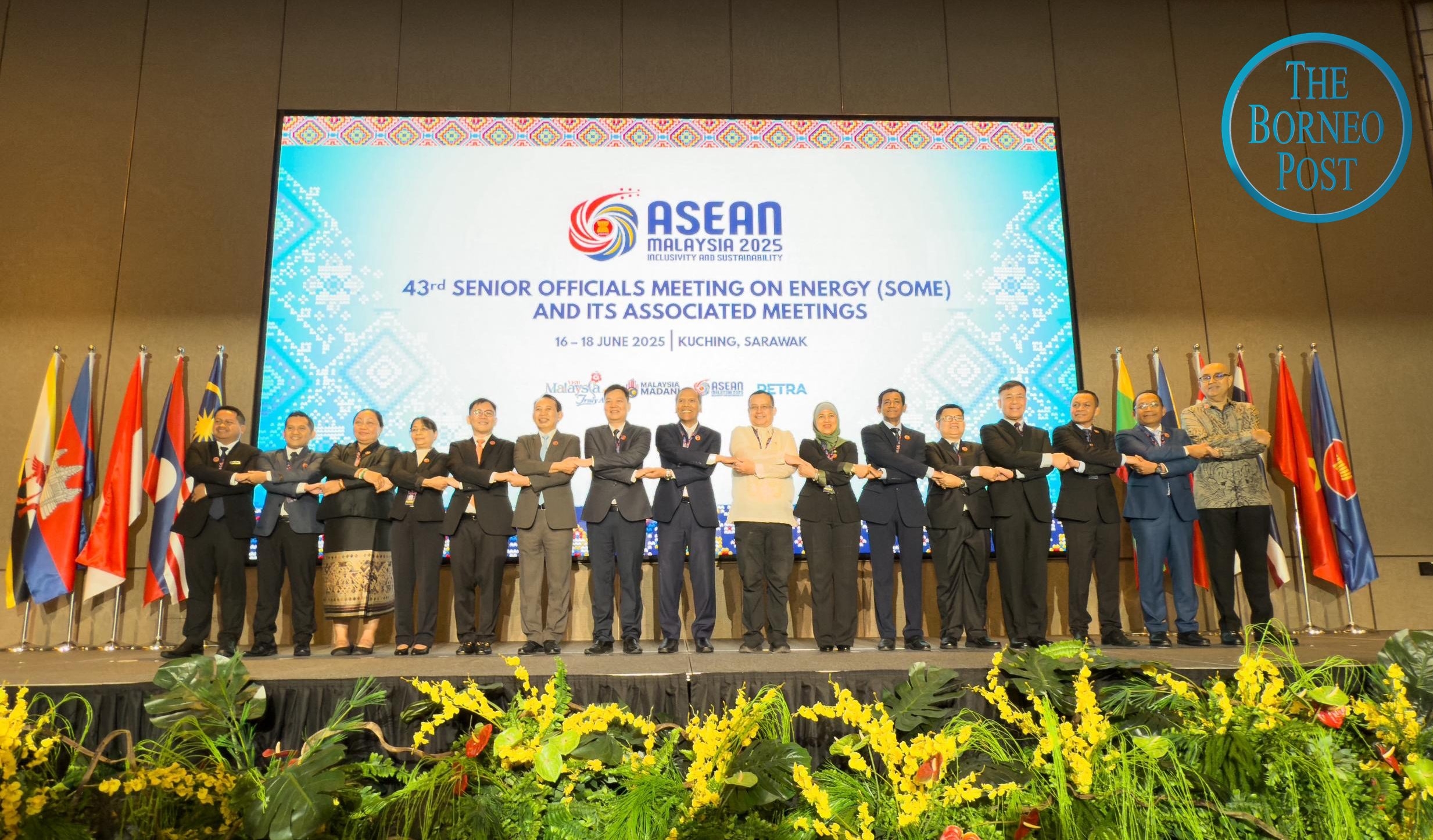 All 10 Asean states represented at Senior Officials Meeting on Energy in Kuching, Timor Leste an observer