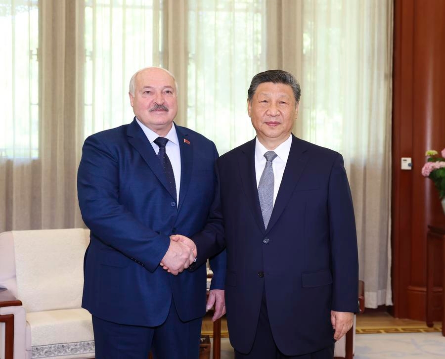 Xi meets Belarusian president