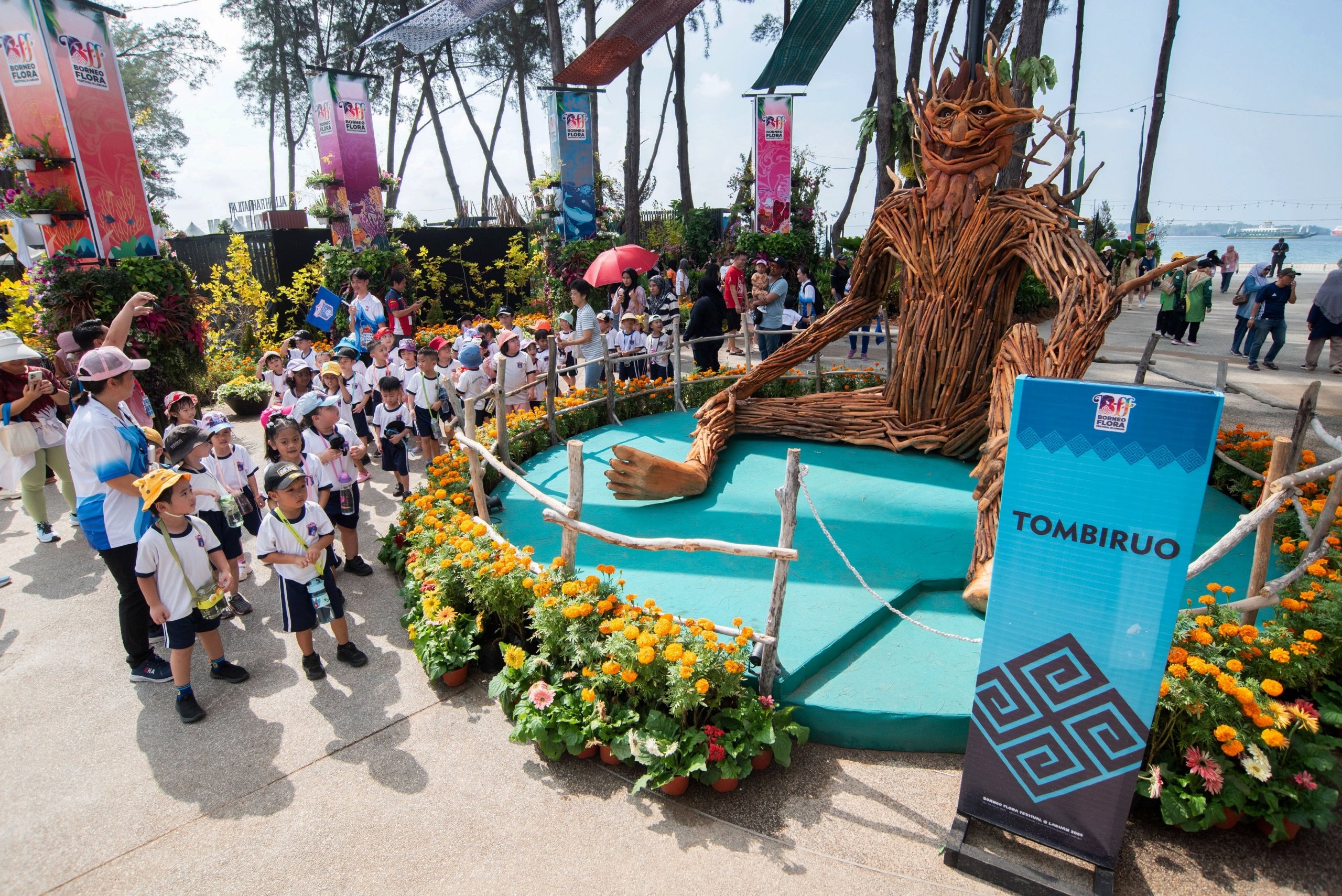 World's largest pitcher plant on display at Borneo Flora Festival in Labuan