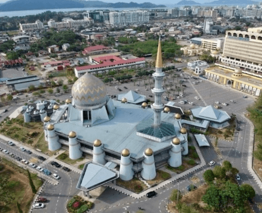 Engineering marvel of Sabah's golden mosque