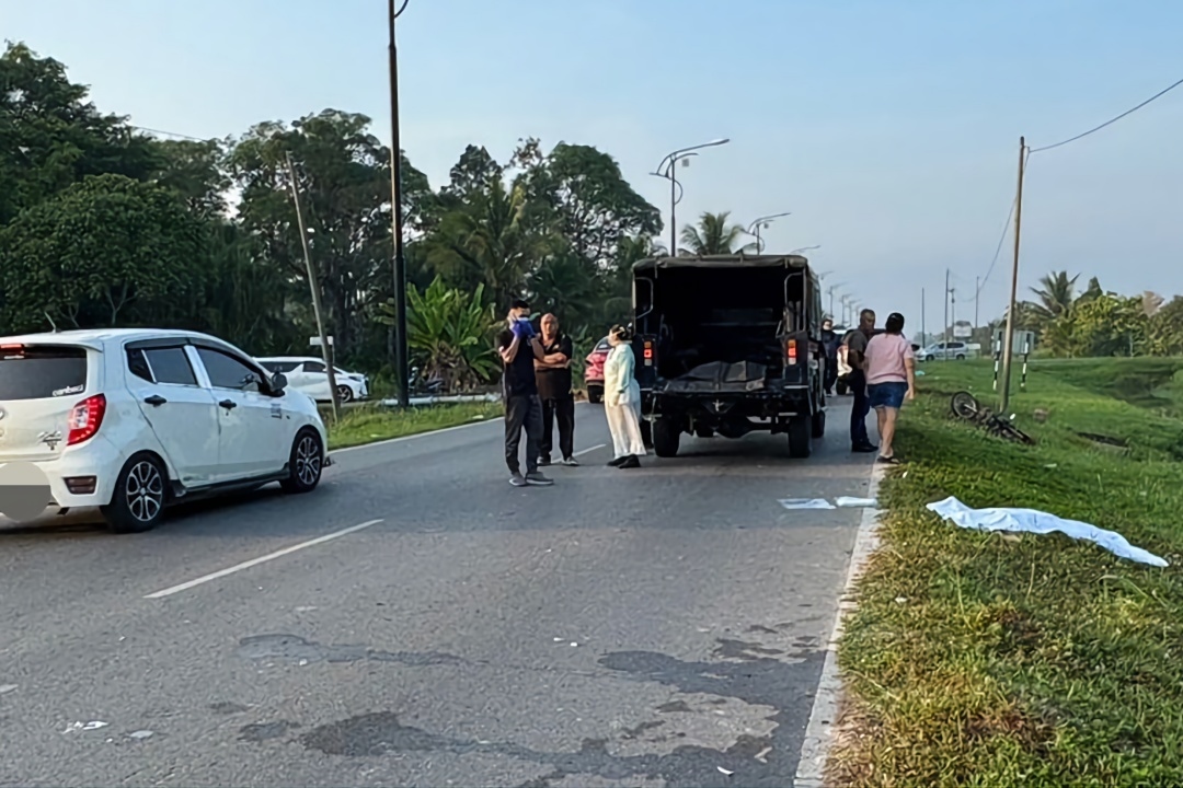 Elderly motorcyclist killed in rear-end crash in Sarikei
