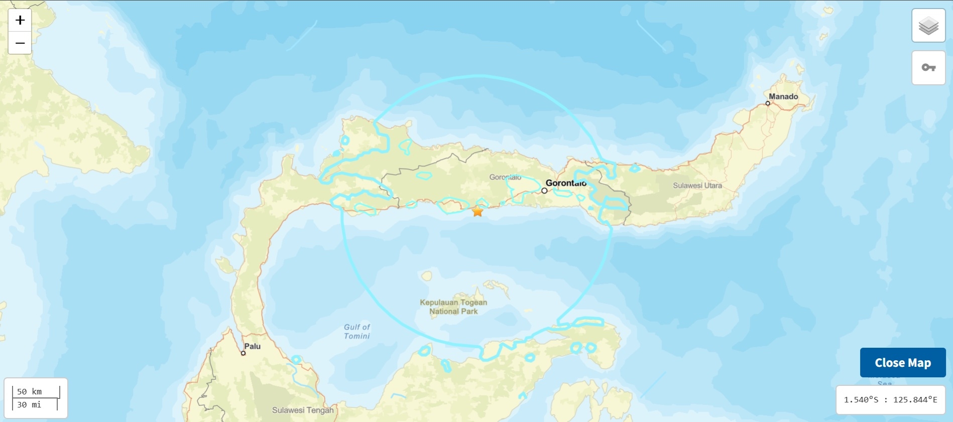 Strong 6.3 magnitude earthquake hits Sulawesi, tremors felt in Tawau, Lahad Datu