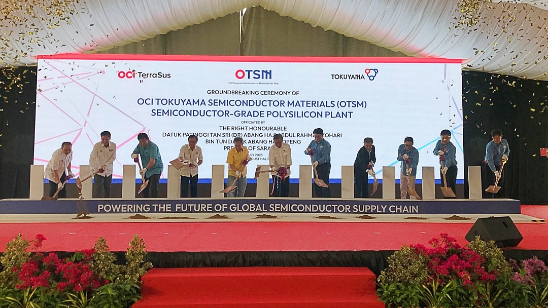 OTSM launches RM2 bln polysilicon plant construction in Bintulu, eyes 2029 operations