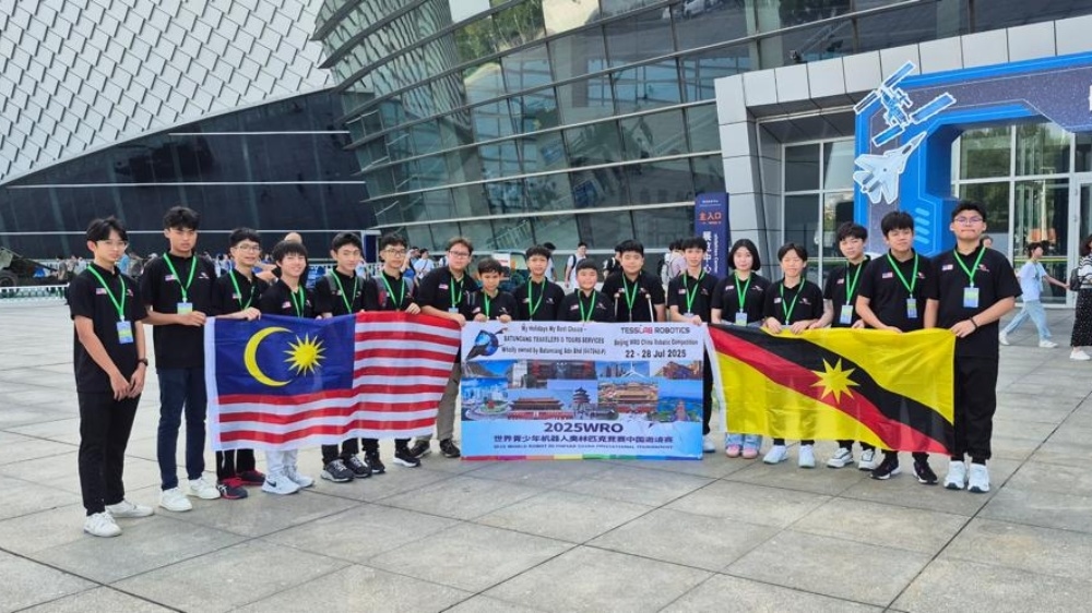 S'wak-led M'sian team crowned overall champ at 2025 World Robot Olympiad China Invitational