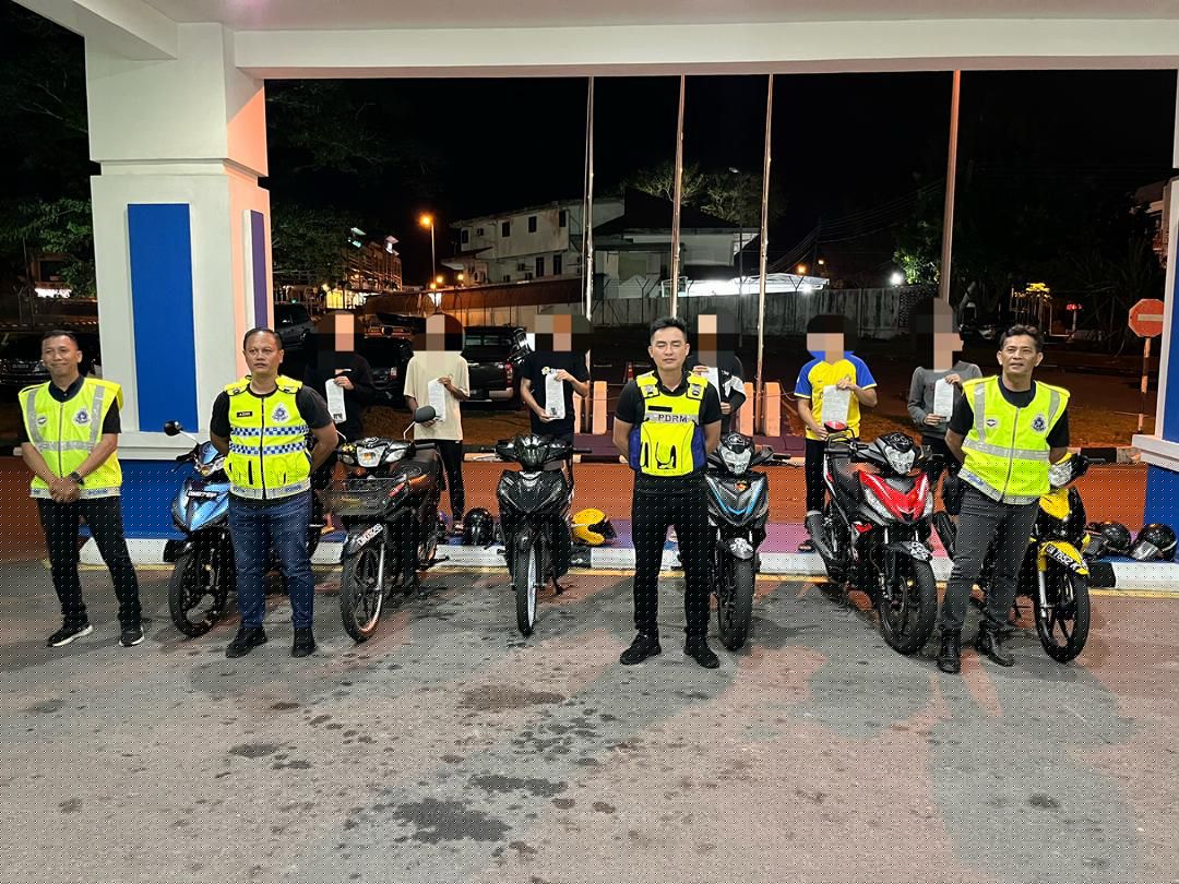 Six motorcycles seized, 24 summonses issued in Miri anti-street racing operation