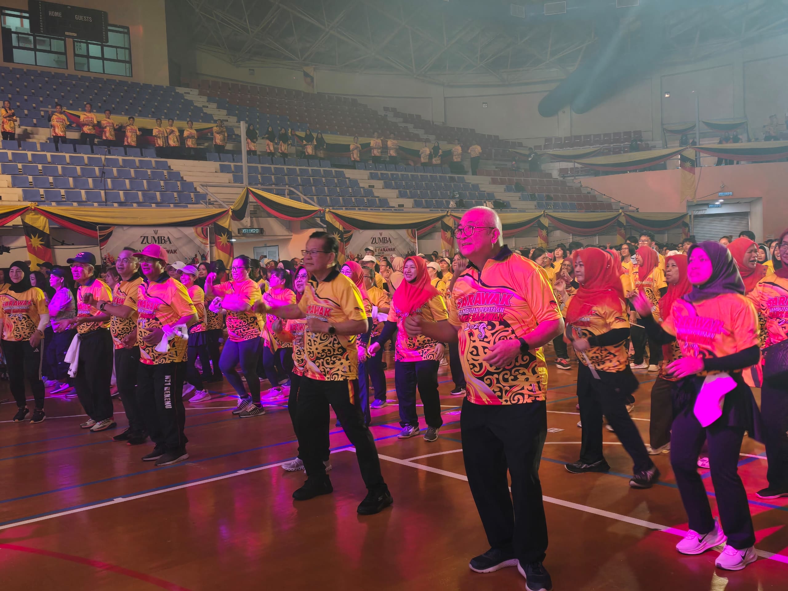 Zumba brings over 1,000 Mirians together for Sarawak Day celebration