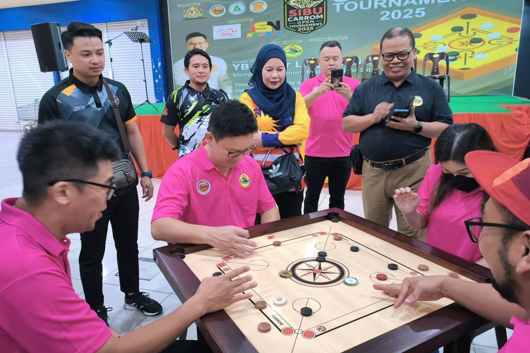 Sibu carrom c'ship revives traditional game, promotes community spirit, says MP