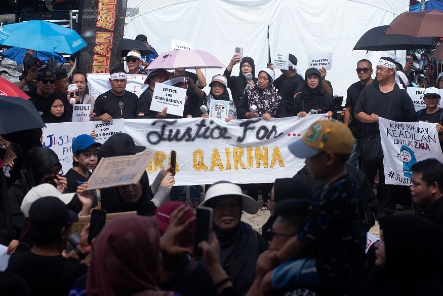 Solidarity rally for Zara Qairina continues in Sipitang, Labuan