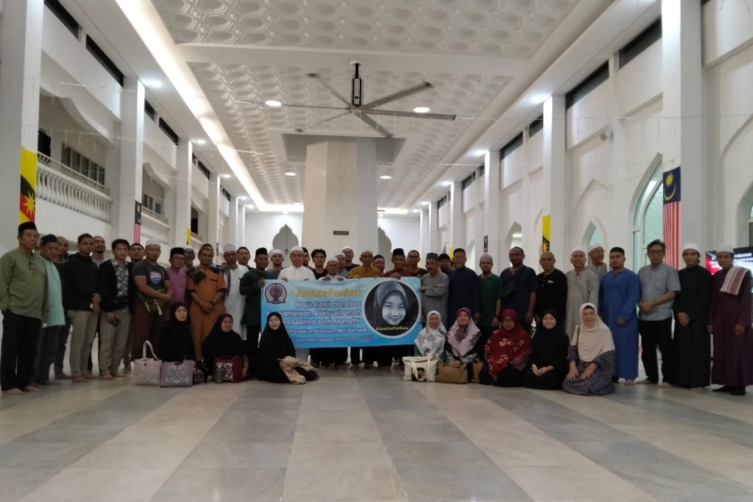 Kedayan community in Miri holds prayers for late Zara Qairina
