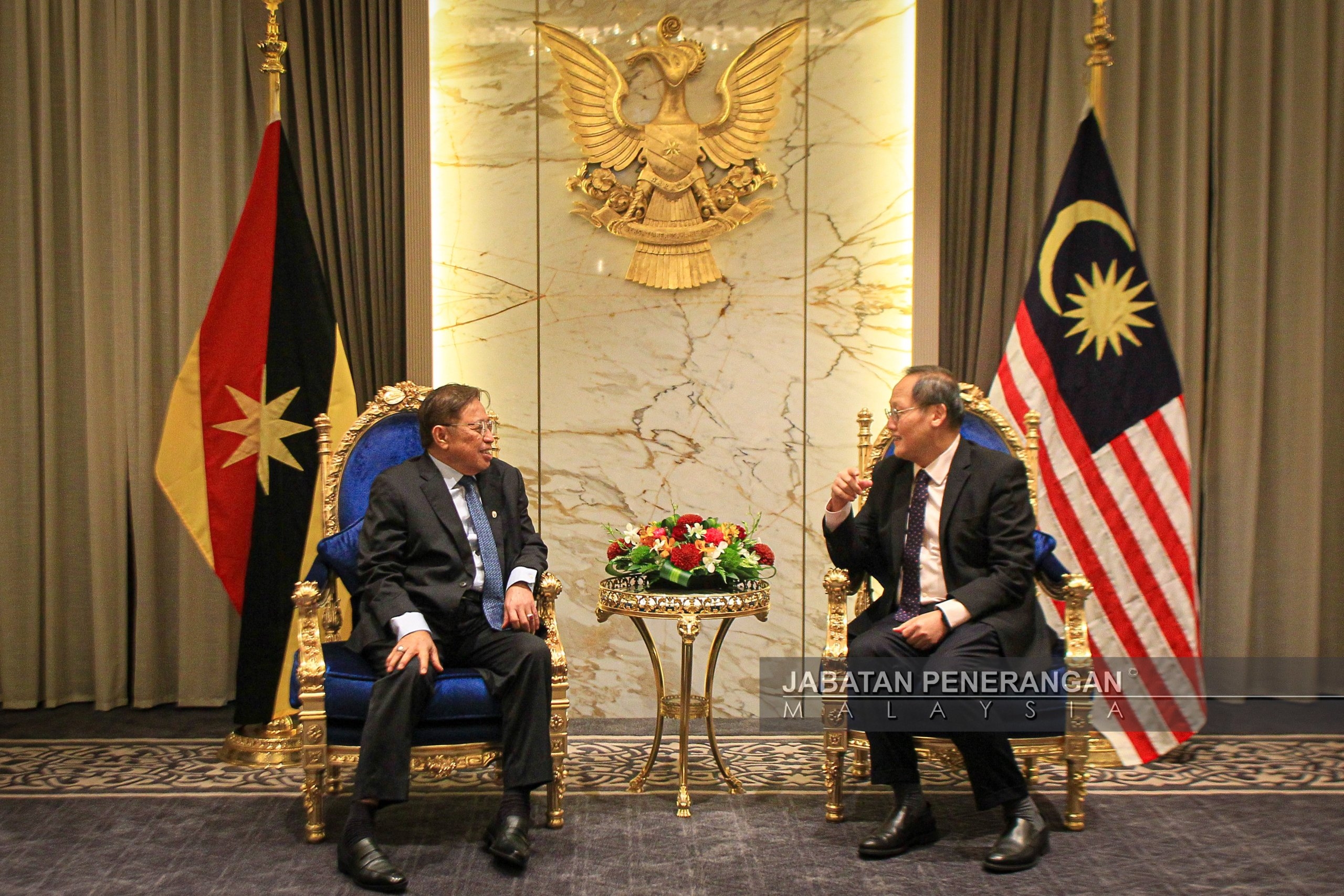 Sarawak Premier hosts first foreign dignitary at newly launched Satria Pertiwi Complex