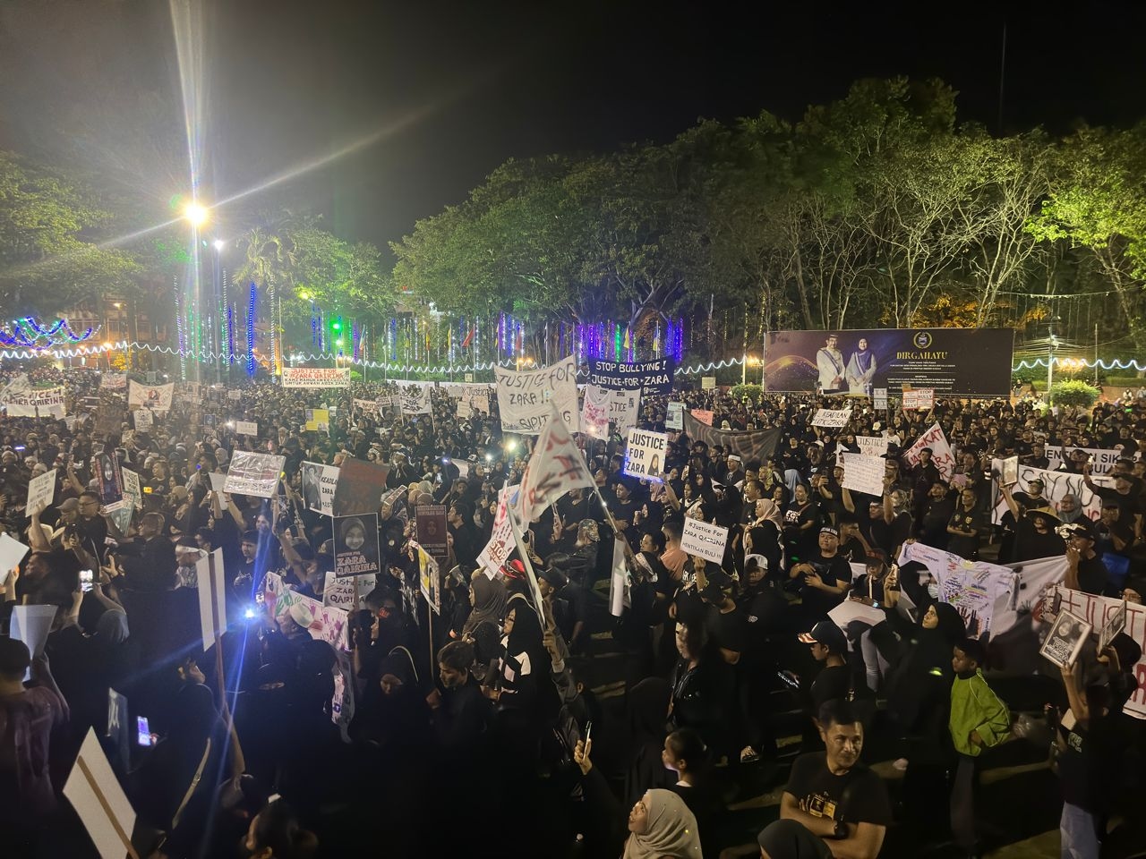 Over 10,000 show solidarity to Zara in KK