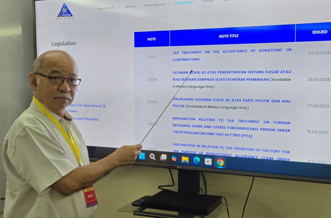 Yong: New tax rule on associations should be rescinded