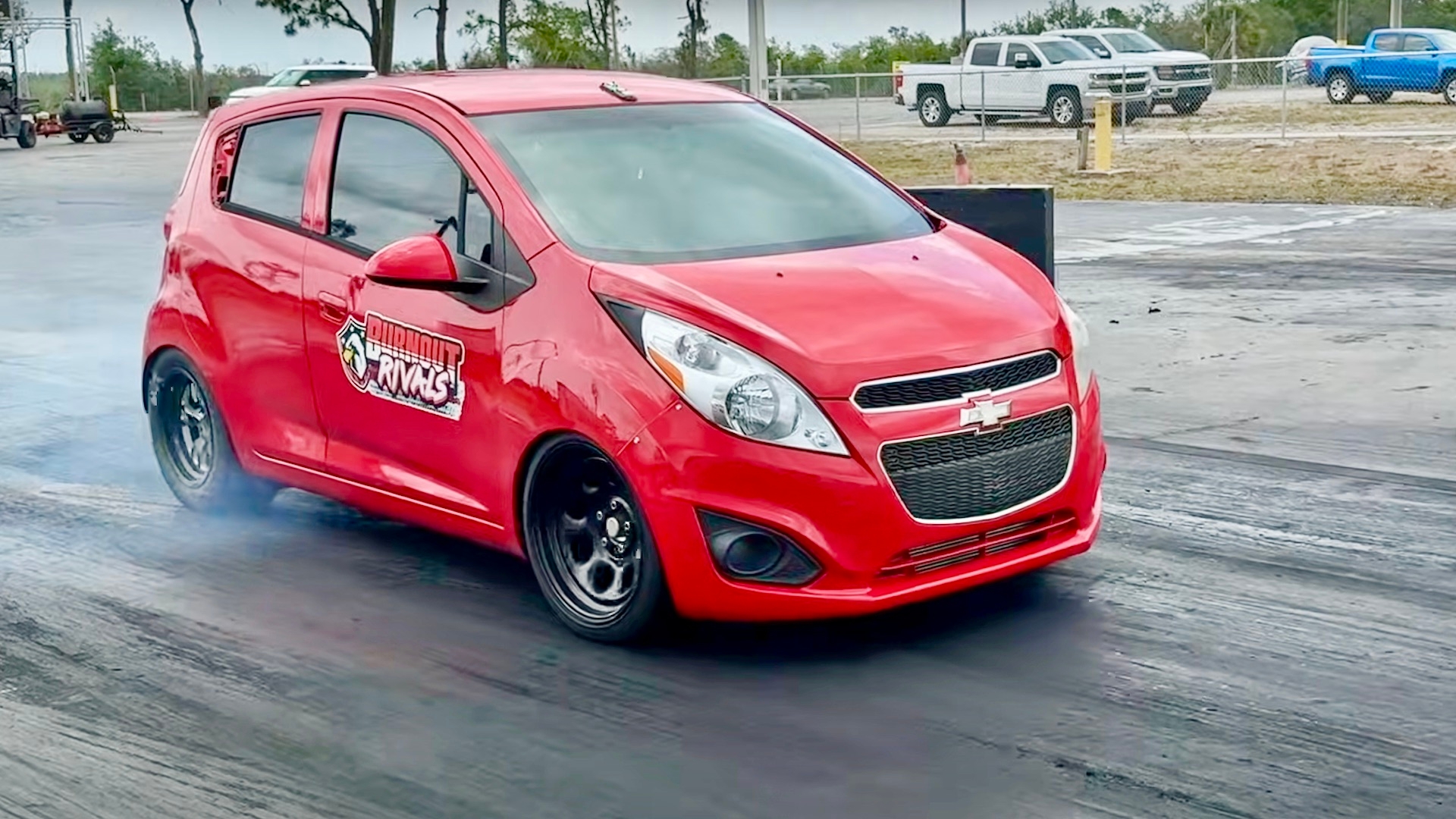 This Big Block-Powered Chevy Spark Ran a 9.99-Second Quarter Mile