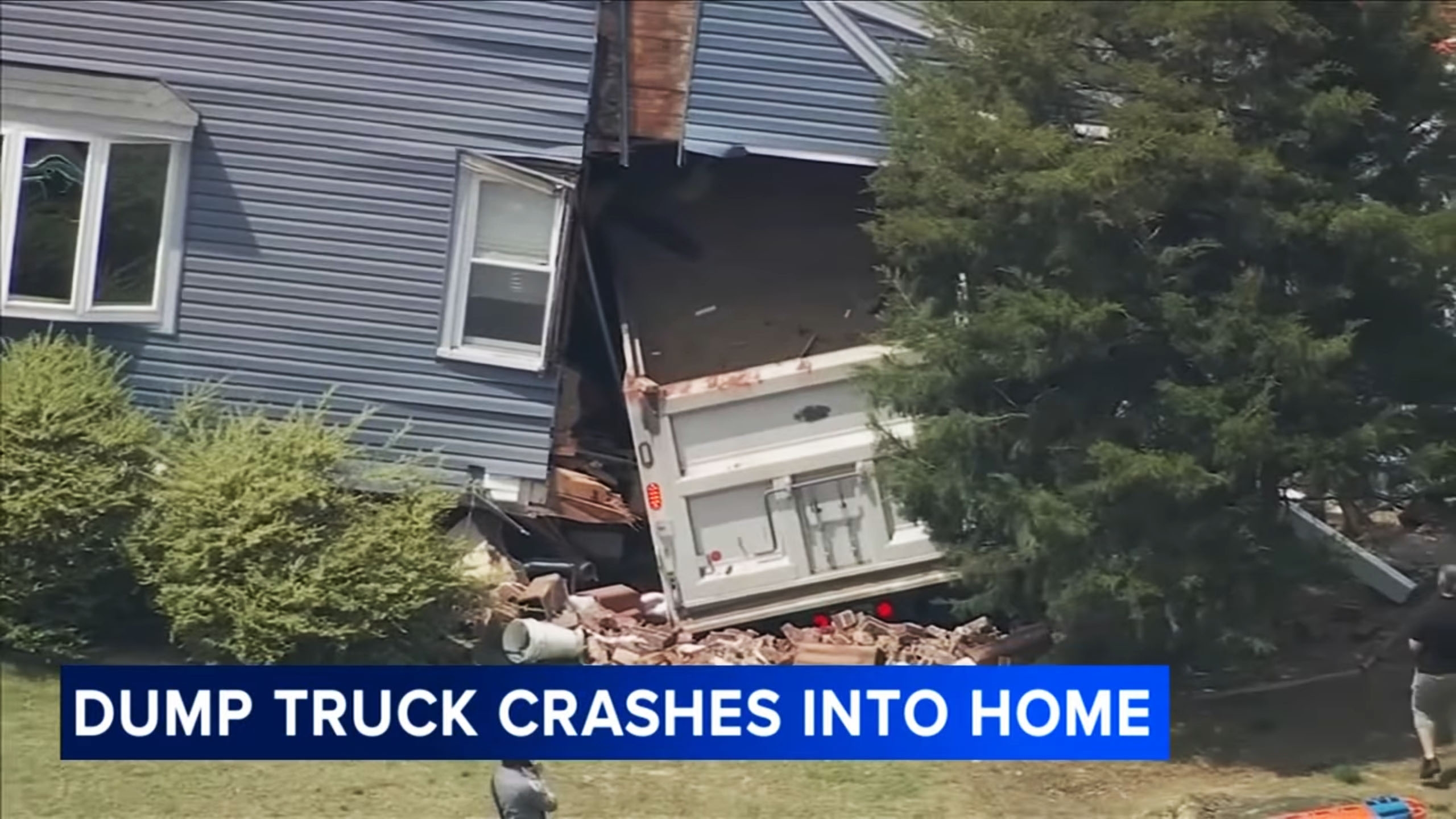 Look at the Hole This 73,000-Pound Dump Truck Punched Through an NJ House