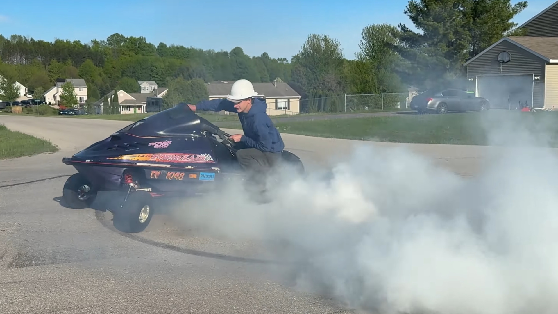 Putting Wheels on a Snowmobile Makes for a Rowdy All-Terrain Trike