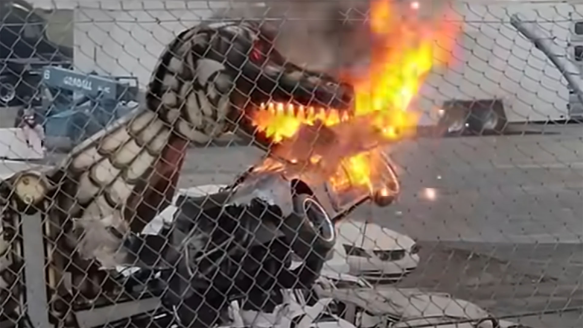 2007's Fastest Car Was Just Crushed by Monster Trucks and Fed to Mecha Godzilla