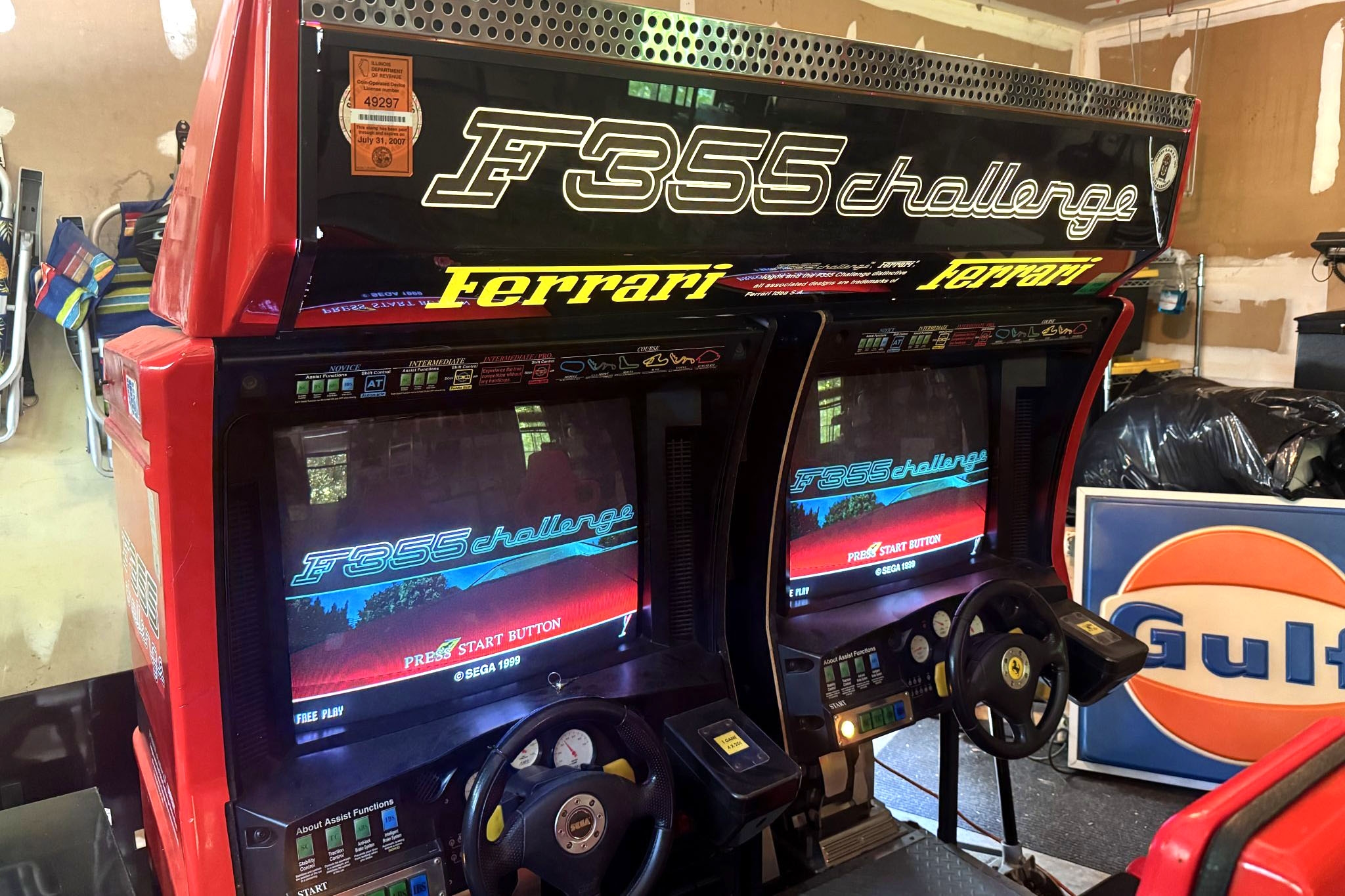 This Ferrari F355 Simulator for Sale Is Peak Retro Sim Racing