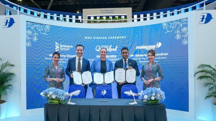 Malaysia Airlines, Brisbane Airport And Tourism And Events Queensland Sign Strategic MoU To Boost Travel To Queensland