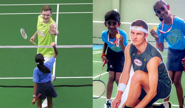 [Watch] [Photos] When Viktor Axelsen Traded Olympic Gold For Playground Dreams: Teaching Malaysian Kids The Love Of The Game