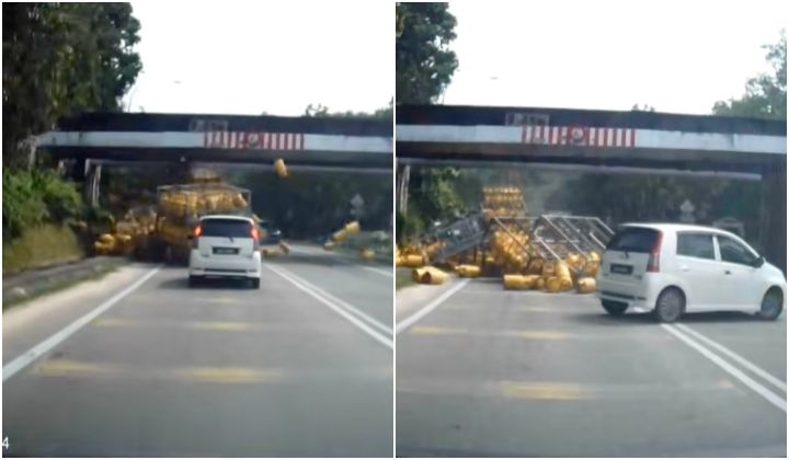 Final Destination Moment In Kelantan, Car Goes 'Nope' And Makes U-Turn