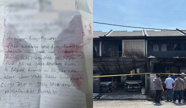 Ah Long Address Mistake: Three Homes Destroyed In Penang Arson