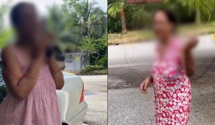 [Watch] 'You Can Be From China, I'm From London' – ‘Puan Sri' Parks In Neighbour's House, Meltdown Goes Viral