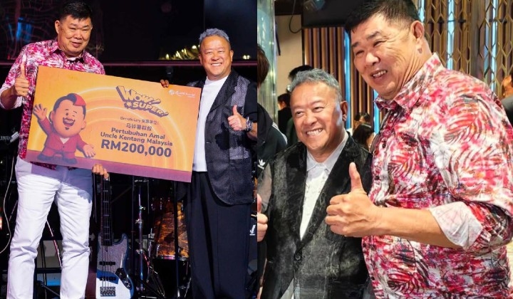Eric Tsang & Stars Donate RM200,000 To Uncle Kentang For Medical Student