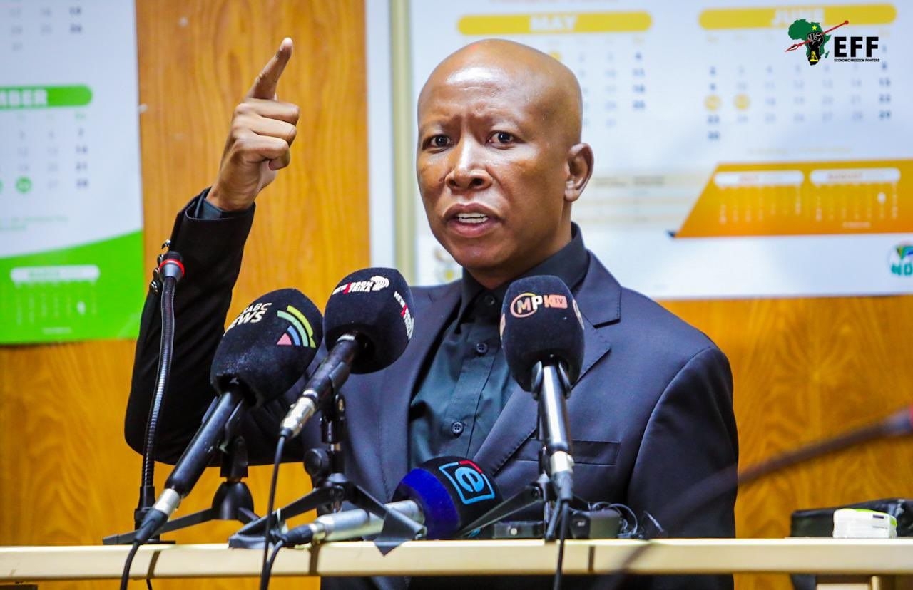 UK denied Malema visa due to extremism, support for Hamas