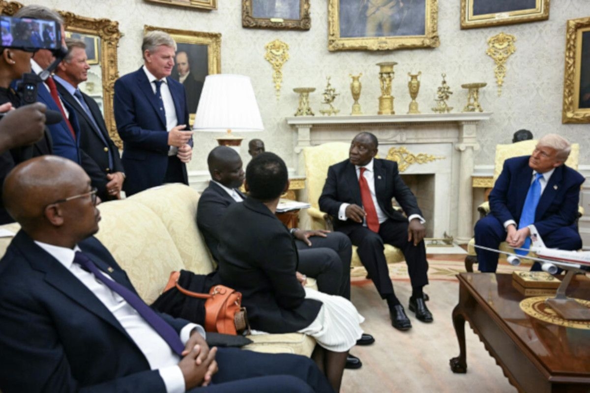 Ernie Els and Retief Goosen dragged into Donald Trump's ambush of Cyril Ramaphosa