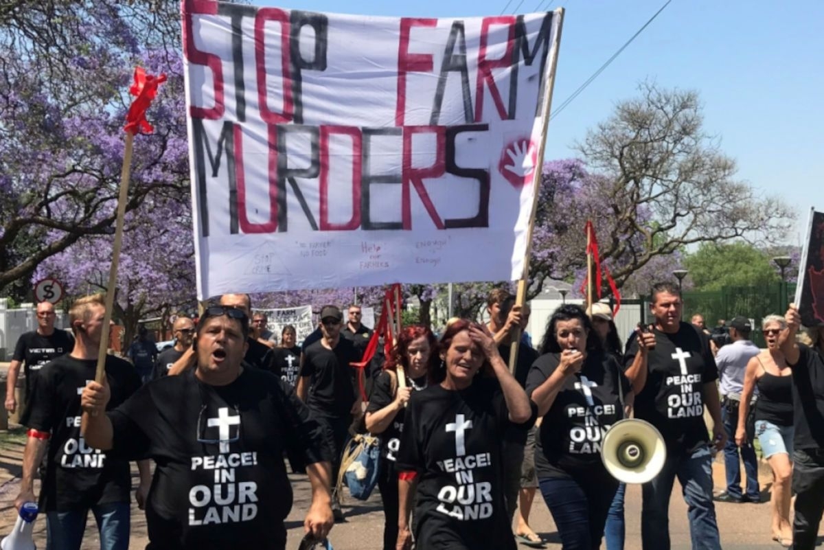 Most farm murder victims in South Africa are BLACK