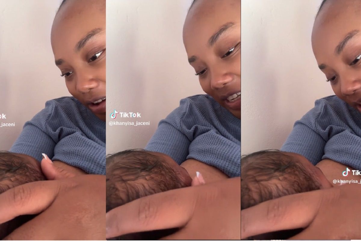 She's now a mother: Khanyisa Jaceni shows off her baby (video)