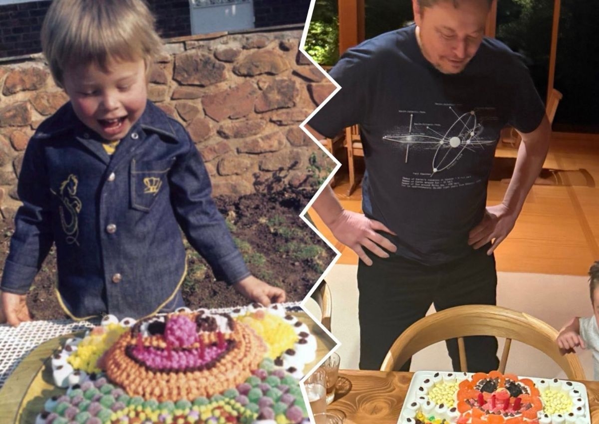 Hello 54! Elon Musk recreates childhood birthday cake